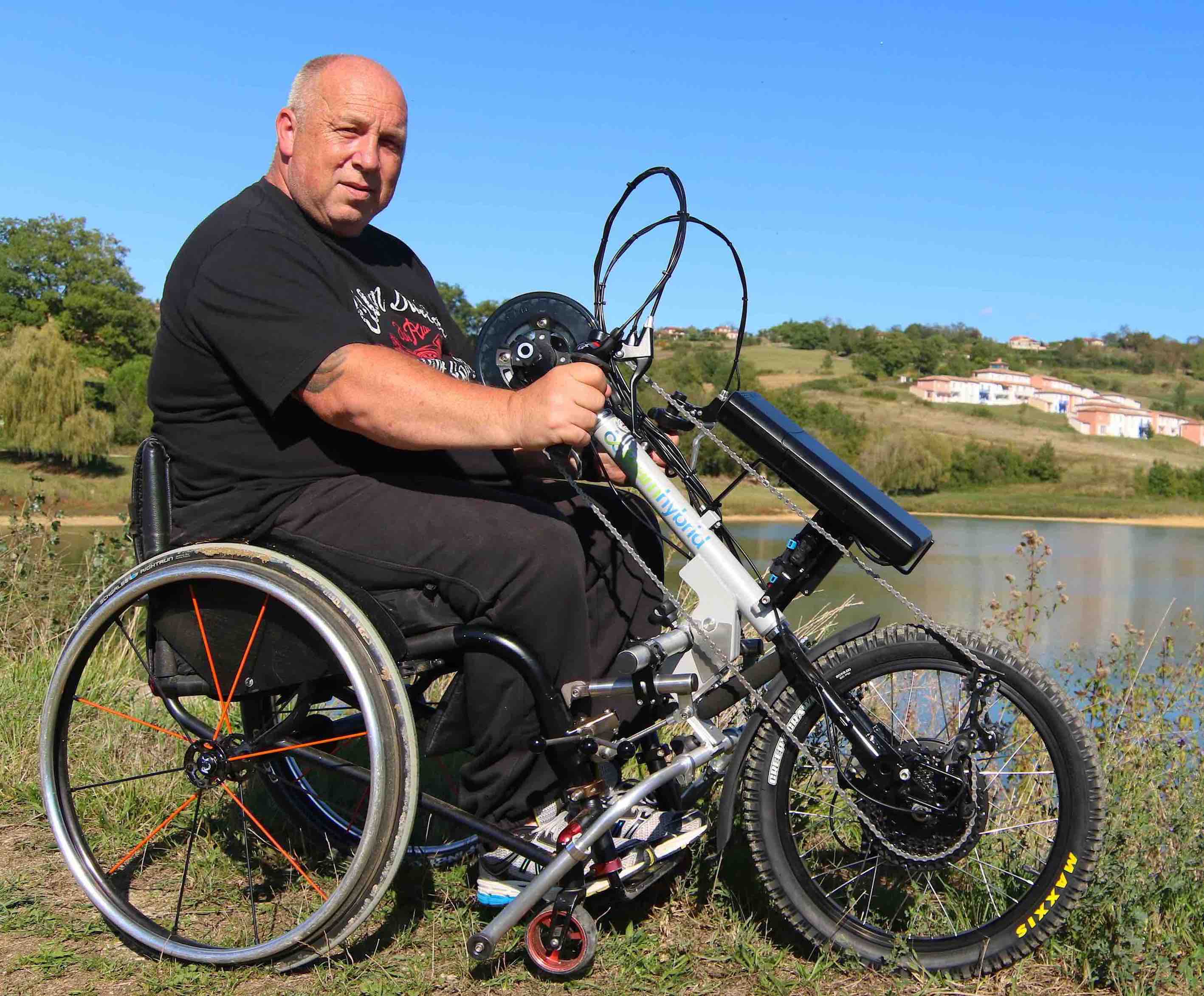 electric assist handcycle